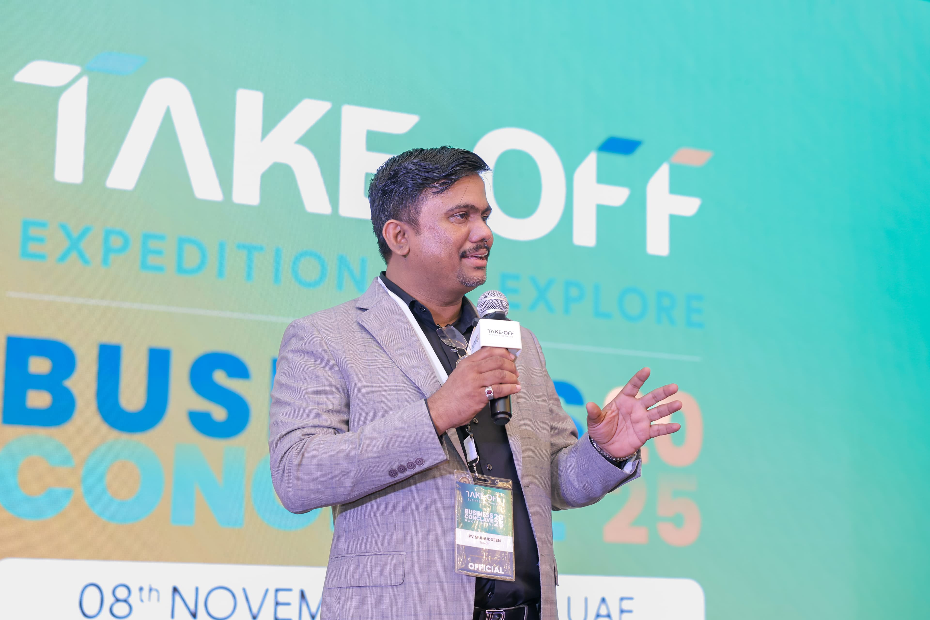 PV Muinuddeen , co founder of takeoff business network